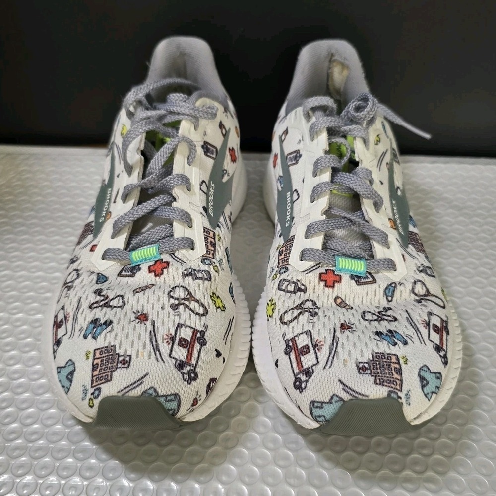 Brooks Launch 8 Womens Running Shoes Sz 6 Healthcare Limited Edition Print